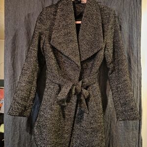 Women's DIVIDED H&M Black Tweed Coat